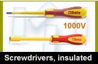screwdrivers, insulated 1000v