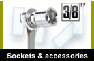 Sockets and accessories, 3/8" 