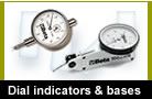 Dial indicators and bases 