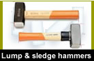 Lumb & sledge hammers