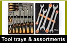 Tool trays and assortments 